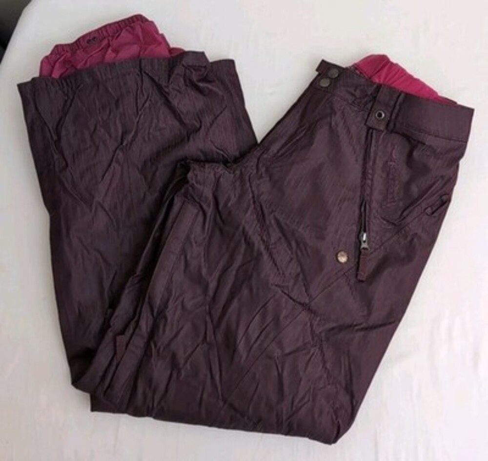 Burton Rodeo Womens Burgundy Snowboard Ski Pants Size Medium